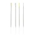 Import 25pcs/bag Hand Sewing Needles Double Hole Self Threading Needles For Old Man Blind Repair Stitching Embroidery Needlework Tool from China