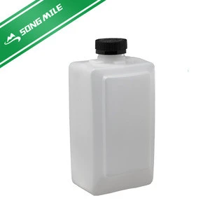28/410 ,1000ml 1L plastic hdpe square chemical bottle for chemicals with screw cap