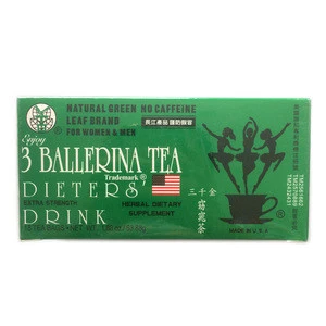 3 Ballerina  tea dreters drink Nutrition Weight Loss Diet Drink Supplement l Burn Fat Slimming Herbal 18 Bags slimming tea