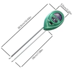 3 in 1 Plant Soil PH Meter Tester Soil Moisture PH Light Meter for Plants Crops Flowers Vegetable