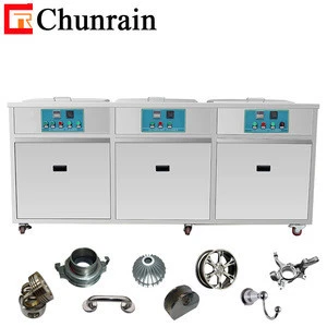 3 tanks ultrasonic cleaners for compressor spare parts automobile maintenance tools degreasing CR-3120GH 264L