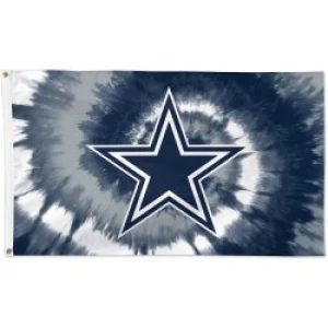 3 x 5 Dallas Cowboys Tye Dye Deluxe Single-Sided Flag Banner