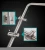 Import 304 Stainless Steel Brushed Shower Set With Rain Shower Dual Head Shower from China