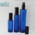 Import 30ml 50ml 100ml medium blue perfume bottle with black perfume pump from China