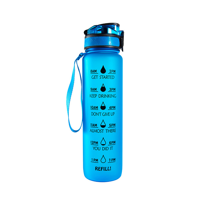 Buy 32oz Bpa Free Water Bottle With Motivational Time Marker Reminder ...