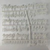 3/4 plastic colored letters for felt letter board