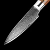 3.5 " inch Damascus Steel Fruit Knife Fashion Multi-Purpose Slicing Paring and Vegetable Beef Steak Kitchen Chef Utility Knife