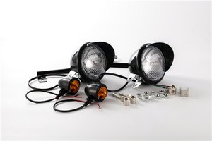35W Black Motorcycle LED Fog Lights Chrome for Sale