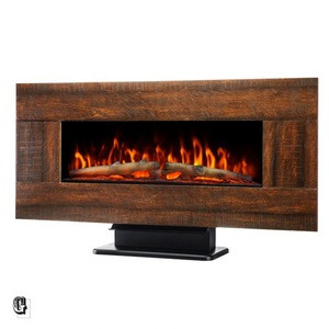 36 Inch Reversible Wooden Frame 7 Flame Color Patterns Wall Electric Fireplace