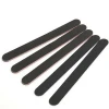 3Pc Nail Files 100 180 Black grey Color Two Sides Nail Grit Sanding Pedicure Manicure