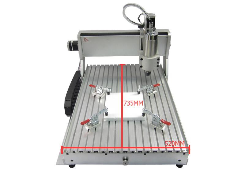 4 axis CNC 6040 VFD CNC Router DIY Engraving cutting metal milling machine 2.2KW Spindle for sale woodworking
