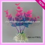 4 Inch aquarium water plant products plastic submerged plants accessories