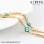 Import 43077 wholesale turkish jewelry accessories 18k delicate  gold plated jewelry necklace from China