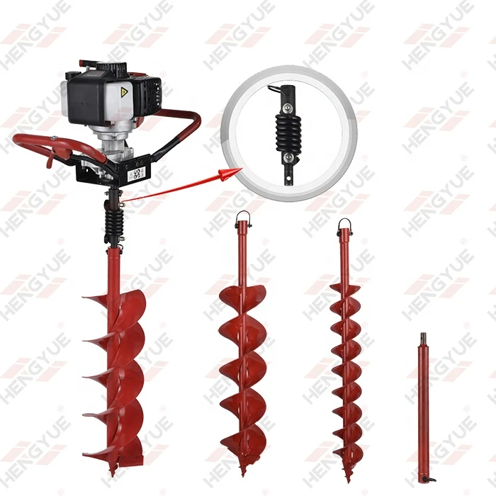 43CC 52CC  Earth Auger post hole digger for tree planting with high power  ground drill for 1 Man operate
