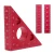 Import 45 Degree Aluminum Alloy Angle Ruler Inch Metric Triangle Ruler Carpenter&#39;s Workshop Woodworking Square Woodworking Tools 20Pc from China