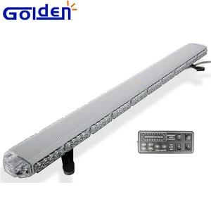 48inch Low Profile Roof Top amber emergency warning security strobe light bar for Plow Tow Truck Construction Vehicle