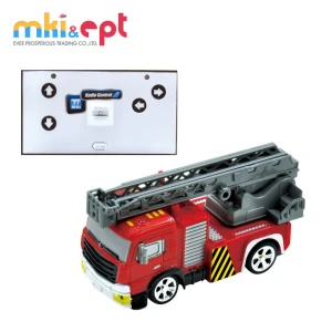 4CH Fire Truck Toy Kids Remote Control Mini Fire Engine Truck Toy with Ladder