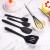 Import 5 piece kitchen utensil set heat resistant silicone bakeware cake spatula from China