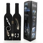 5 pieces accessory kit stainless steel wine tool set with gift box