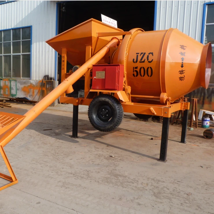 500 Liter Self Loading Concrete Mixer With Belt China