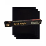 500*600mm Barbecue Grilling Mats 4*4mm Nonstick Fish Vegetable Smoking Accessories Charcoal Grill