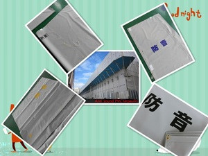 500D/9X9 500GSM 0.9MX3.4M/pc, Hot Used in Japan, South East Asia Flame Retardant PVC Sound Barrier Sheet (Net)