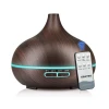 500ml remote control ultrasonic air aroma humidifier with 7 color LED lights electric aromatherapy essential oil aroma diffuser