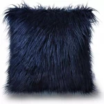 50cm Real Mongolian fur Tibetan sheepskin cushion cover