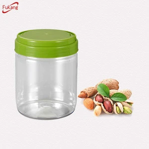 550ml 650ml plastic round bottle wide mouth 90mm packing nuts storage bottle jars