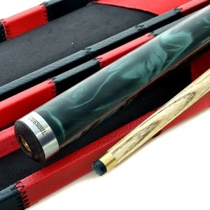 57" 3/4 Jointed billiard Snooker Cue with 2 Leatherette Cue Case