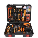 57pcs 12V lithium electric drill Tool set