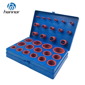 5B Hannor Red silicone rubber elastic Wear resistance Blue auto bike machine repair tool box set 30 sizes 382pcs o ring kit