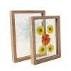 5x7 6x8 8x10 11x14 double sided glass wooden photo frame with plexiglass