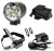 Import 5*XM-L T6 LED Tactical T6 lamp camping riding fishing highlight waterproof self efense led headlamp from China