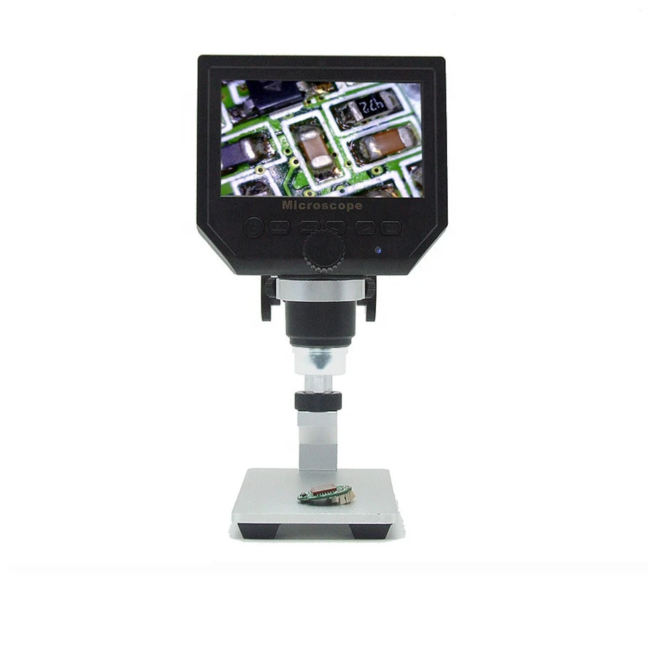 600X digital microscope electronic video microscope 4.3 inch HD LCD soldering microscope phone repair Magnifier