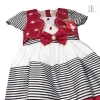 689 Red Yiwu Haolaiyuan Attractive price new type cheap baby satin dress clothes