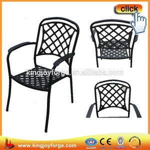 7-piece Cushioned Outdoor Cast Aluminum Furniture With Armrest Chairs