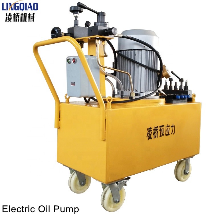 70Mpa high pressure single acting electric hydraulic pump with foot pedal