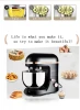 7L Classic Stand Mixer Kitchen Use1300W Dough Mixer Machine Chromed Decoration Metal Gears