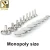 Import 7mm Round Double Rivet of Metal Stud Collision Nail Docking Screws Garment Bracelet Metal from China
