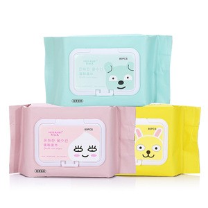 80pcs New face cleansing wipes female feminine care cleaning cotton tissue makeup remover wet wipes