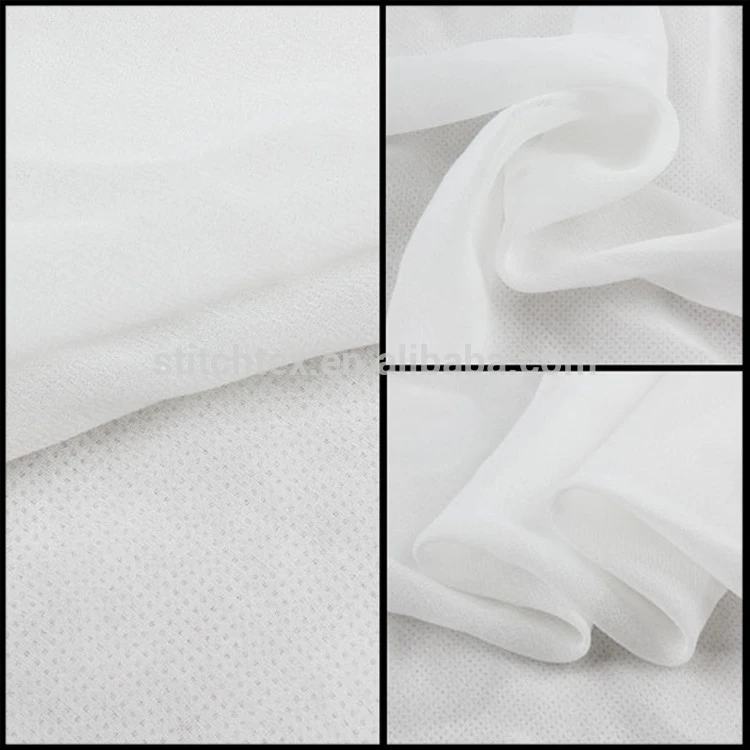 8mm Fashion white silk georgette fabric, uses of georgette fabric