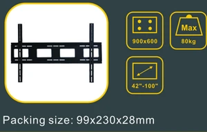 900X600mm LED/LCD TV wall mount for 42"-100" flat screen