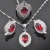 Import 925 sterling silver ruby jewelry set new arrivals 2018 from China
