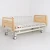 Import A-118 Movable Double-function Manual Hospital Bed with wooden bed head from China