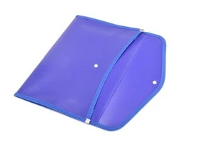 A3 a4 size purple poly envelope nylon edge file folder
