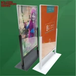A4 acrylic metal base Quartz Watches store display Nurse Watch poster stand Wristwatch Tools Parts sign holder
