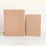 A5 6 Rings Binder Loose Leaf Binder Kraft Paper Spiral Notebook Cover File Folder Book Hardcover