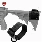 Abay Military Airsoft Adjustable Tactical ButtStock Sling Adapter Rifle Stock Strap Gun Rope Strapping Belt Hunting Accessories