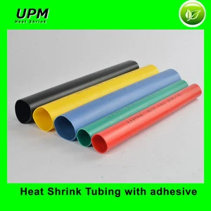 Adhesive coating heat shrinkable cable sleeve